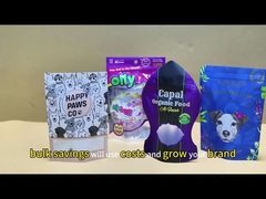 カスタムロゴ 透明 / マット / フロスト セルフシール 耐久性 Zip ロック 食品 プラスチック袋