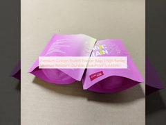 プレミアム パーソナル プロテインパウダー バッグ 高いバリア 耐湿性 耐久性 漏れ防止ソリューション