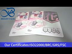 花の香りの洗剤用スタンドアップジップロックバッグ