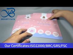 ピンクのランドリーポッドスタンドアップバッグ