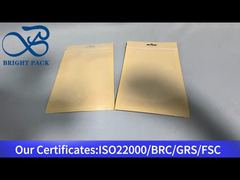 小型クラフト三方密封袋