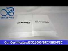 ジッパーなしの透明なスタンドアップビニール袋