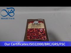 スパイシーなキャンディー用の茶色のスタンドアップ ジップロック ポーチ