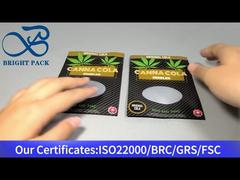 米国特許を取得した茶色のチャイルドプルーフジッパーバッグ