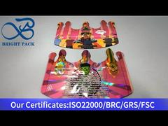 不規則な王冠型の両面印刷レーザーバッグ