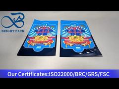 チャーハン350g用の青いプラスチック食品包装袋