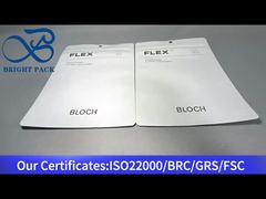 白い大きなアルミホイール複合袋 透明な窓と靴