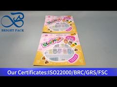 透明の窓付きのカラフルなプラスチック袋 子供用のおもちゃ