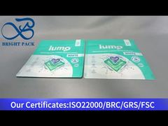 緑色のプラスチック製の 立体式ジップロック袋 洗濯用