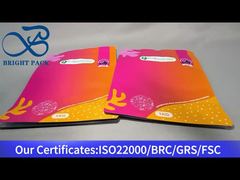 粉末用赤色フラットボトムジッパーバッグ 1kg