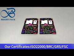 黒色の小型カスタムチャイルドレジスタントジップロックバッグ