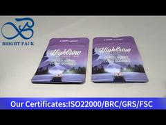 紫色のチャイルドプルーフマイラーバッグ 80g