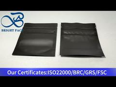 黒色の小さなマット仕上げのチャイルドプルーフバッグ販売業者