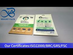 犬の餌用の茶色のスタンドアップ食品包装袋