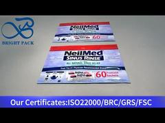 紫色のスタンドアップ再密封可能なビニール袋