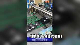スタンドアップジッパーポーチB2B卸売再密封可能なカスタム食品安全気密