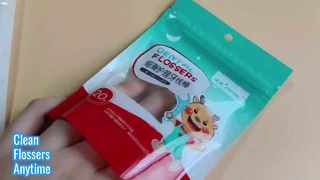 デンタルフロスの保管および旅行用口腔衛生用の気密プラスチックジッパーバッグ