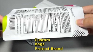 バルクカスタム印刷された再密封可能なビニール袋