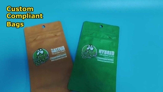 大麻ブランドの米国/EU準拠のカスタム印刷チャイルドレジスタントバッグ卸売業者