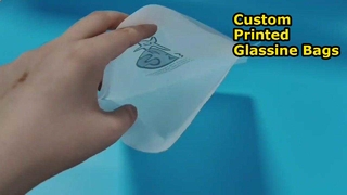 中国工場カスタマイズ可能な印刷グラシン紙袋卸売