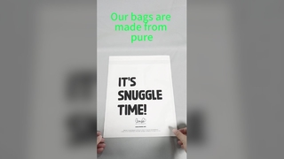 40g グラシン紙製ガーメントメーラーバッグ、セルフシール粘着ストリップと完全にリサイクル可能なパック付き