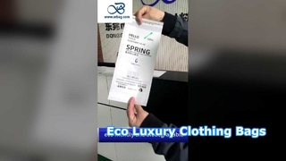FSC認定のカスタマイズ可能なサイズの高級衣料品パック用自己粘着シール付きグラシン紙袋
