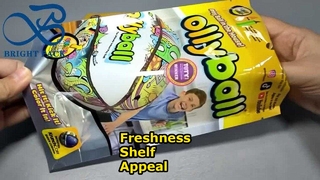 再密封可能なジップロックスタンドアップポーチ