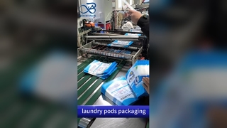 ランドリーカプセルビニール袋：子供用の漏れ防止B2Bカスタムプリント安全ポーチ