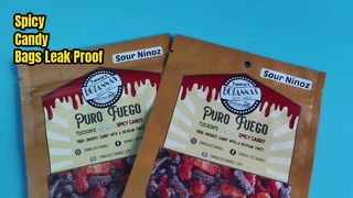 新鮮さと子供に安全な保管ソリューションのための漏れ防止スパイシー キャンディ ジッパー バッグ