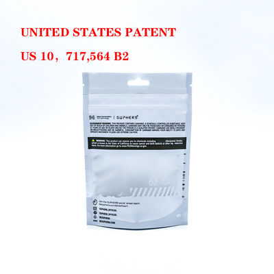 臭いを防ぎ,自立するプラスチックジッパーロック