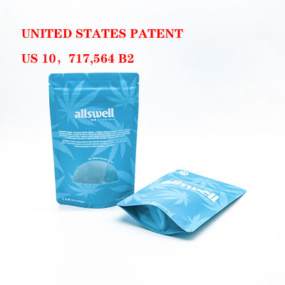 自立するプラスチックジッパーロック付き 臭いを遮断する安全な防災袋