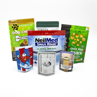 プラスチック食品包装袋 スタンドアップジッパーバッグ メーカー アルミホイル複合バッグ