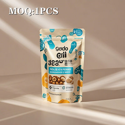 マットまたは光り輝く食品安全基準 再び閉められるジッパー付きの臭いを防げる包装袋