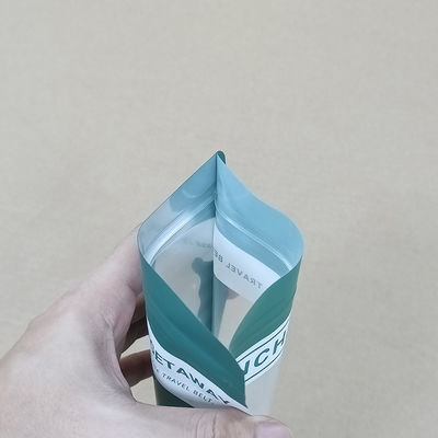 オーダーメイド印刷 自閉側ガッセット フラットボトムポーチ シープ付き 豆,乳酪,ミルク粉末 食品 マイラーバッグ