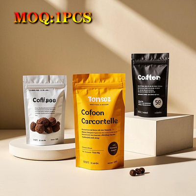 カスタムプリント 輝くジョーク 顔 臭いがなく 再開可能なジッパー 3 サイドシール フラット マイラーバッグ