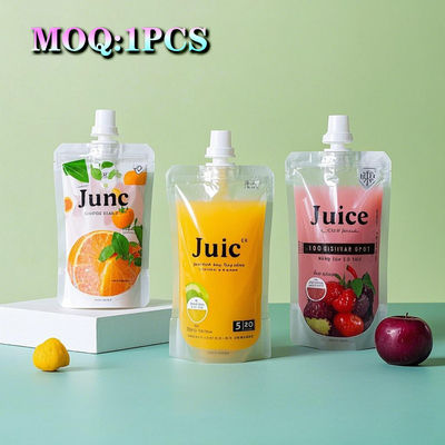 高バリア カスタム印刷 立体スプートバッグ ミルクジュース液体パッケージ スプートバッグ