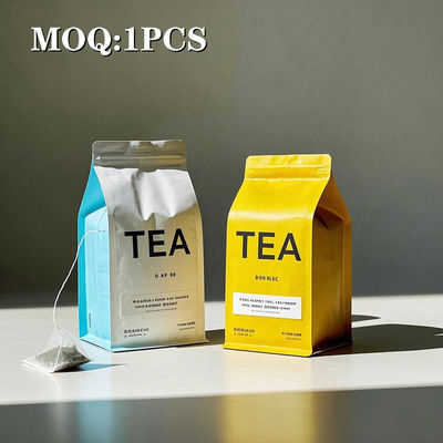 2025 新品 茶包装袋 カスタム印刷 メーカー 卸売 プラスチック複合型ジッパーバッグ 防湿
