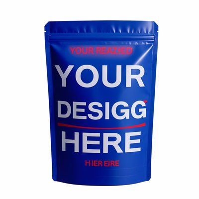 オーダーメイド 3.5g マイラー バッグ - 臭いがなく,子供に防げるクッキーパッケージ用のジップロック付き,再開可能なアルミホイルスタンドアップバッグ