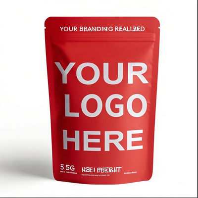 オーダーメイド プリント 防臭 スタンドアップ  Ziplock マイラー バッグ 3.5g 再開可能な アルミ プラスチック 食品 梱包袋