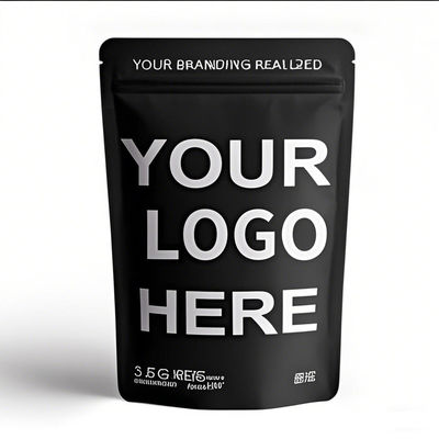 カスタム印刷 マット スタンドアップ Ziplock マイラーバッグ 再開可能 臭いを防げる食品包装袋