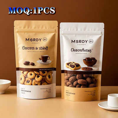 FDA準拠のマイラースタンドアップパッケージ  Zip-Lock 閉ざし HD カスタム印刷 & マイクロポーション 1/8オンス グルメ食品サンプル収集容量