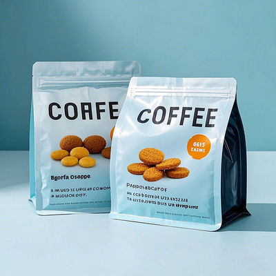 Flat Bottom Ziplock Bags - Customizable, Food-Grade Material, Multi-Size Options, Sealed for Freshness