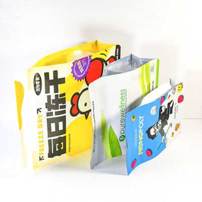 8面シール 立体ペットフードバッグ 8オンス カスタムプリント リセラブルジッパー 耐久性 PET/ALU/LLDPE 素材 卸売 犬猫のトリートメント 梱包