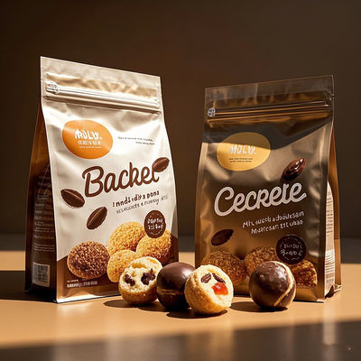 トリプルシール複合食品袋 - 厚さ16μm&穿孔耐性>5kg