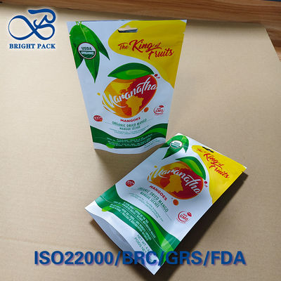 吊るし穴 マンゴスライスパッケージ - 3 面のシール,湿度防護 & 透明の窓