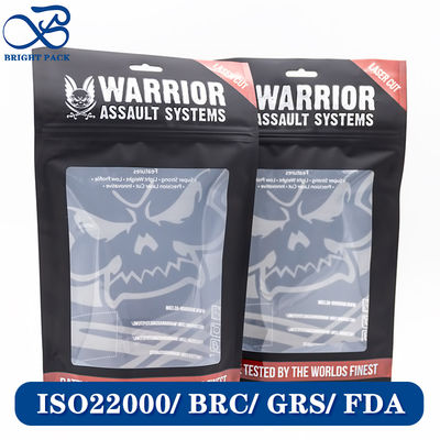 透明窓付き衣類包装用耐水性マイラーバッグスタンドアップポーチ卸売。