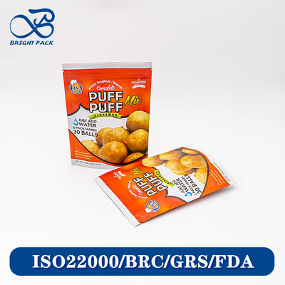 卸売高品質カスタマイズデザインラミネートスタンドアップパウチスナック包装袋。