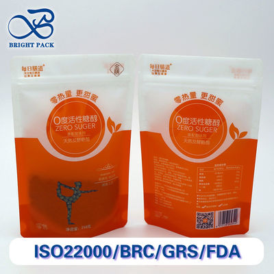 防湿 食品包装用 スタンドアップポケット カスタム 独特の窓と印刷パターン