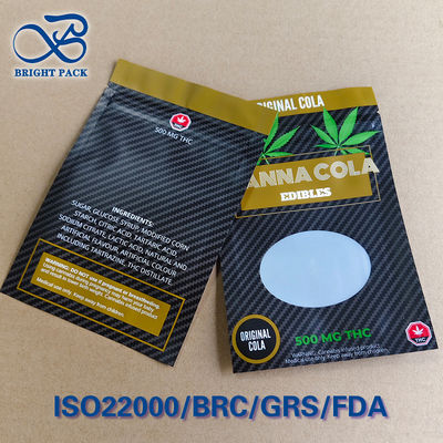 透明窓 防災袋 ISO 8317 押す回すロック ≤0.3mm 刻印