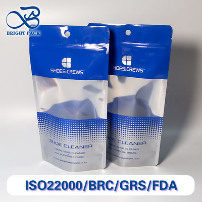 透明の窓付きのポータブルスタンドアップバッグ 靴清掃用 包装 多機能性 多場面使用